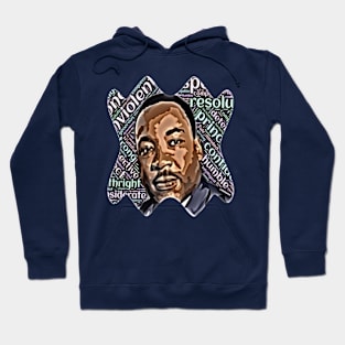 Martin luther king phrases No violence Hoodie